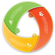 Infographic three options Element