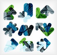Collection of infographic option layouts N14