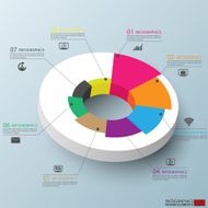 Abstract 3D Infographics N10