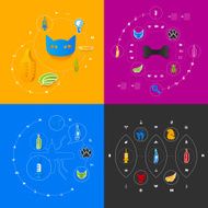 Set of veterinary icons N86