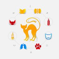 Set of veterinary icons N92