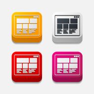 square button interface N34