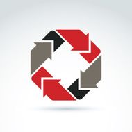 Vector abstract icon symbol design element N7