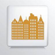 Square Architecture Real Estate Icon City Buildings