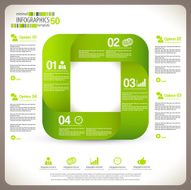 Minimal infographic template N39