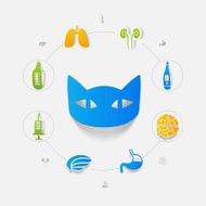 Set of veterinary icons N100