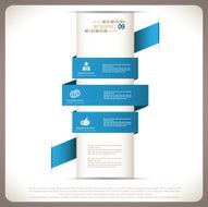 Minimal infographic template N40