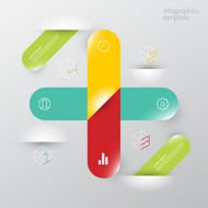 Modern infographics template N90