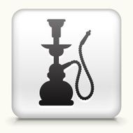 Square Button with Hookah