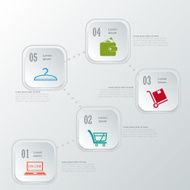 Design number banners template graphic or website layout N25