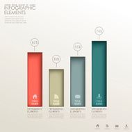 abstract 3d paper infographics N79