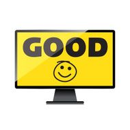 Good job idea display on High-quality computer display monito
