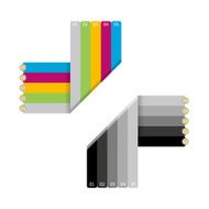 Abstract Infographics set