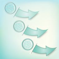 Infographic Option Arrows
