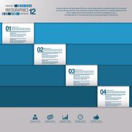 Minimal infographic template N41