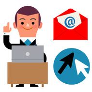 Online Open and click through rate