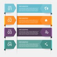Vector colorful info graphics for your business presentations N264