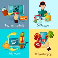 E-commerce Flat Set