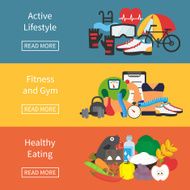 Healthy lifestyle vector infographic N3