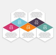 Vector colorful info graphics for your business presentations N265