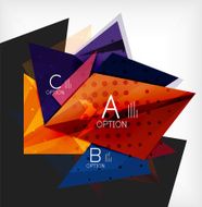 Infographic abstract background with options N17