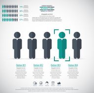 Business management strategy or human resource infographic N52