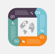Vector circle arrows for infographic Can be used info graphi N6