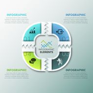 Modern infographics options banner N627