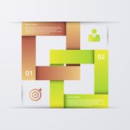 Vector illustration infographics four options N80