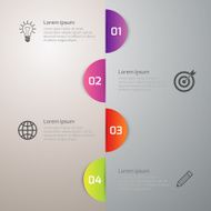 Vector illustration infographics 4 circle options N2