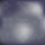 Vector circle arrows infographics set Template for diagram gra N4