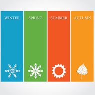 Four season illustration N7