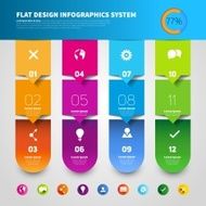Set of four version options infographics N4
