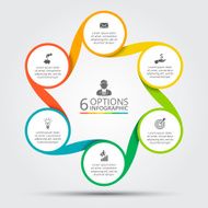 Vector circle element for infographic N67