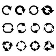 Refresh Reload Rotation Arrows Set