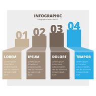 Abstract infographic chart N6