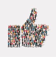 people like crowd vector N2