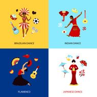 Woman Dancing Design Concept