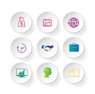 Infographic design template and marketing icons N61