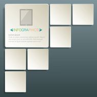 Infographic layout with brown square N3