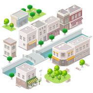 Isometric Old town