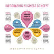 Infographic Business concept - abstract background N2