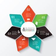 Vector star for infographic N4
