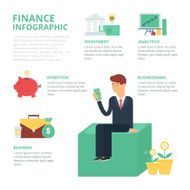 Finance infographic vector illustration N2