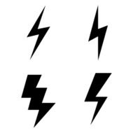 Black Thunder Lighting Icons