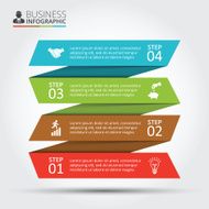 Vector stripes for infographic N2