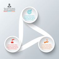 Vector circle element for infographic N74