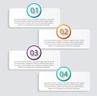 Vector colorful info graphics for your business presentations N269