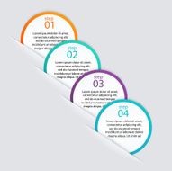 Vector colorful info graphics for your business presentations N270