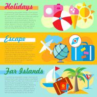 Holidays and escape